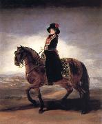 Francisco Goya Maria Luisa on Horseback oil